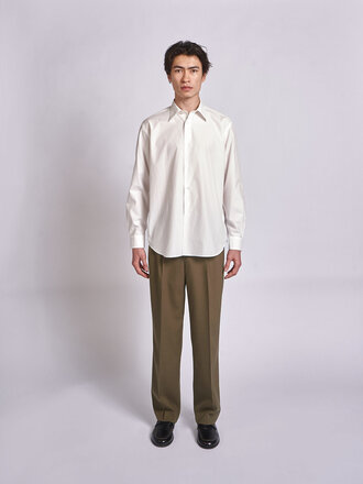 Auralee White Washed Finx Twill Shirt