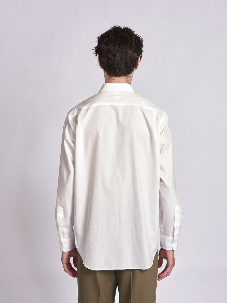 Auralee White Washed Finx Twill Shirt