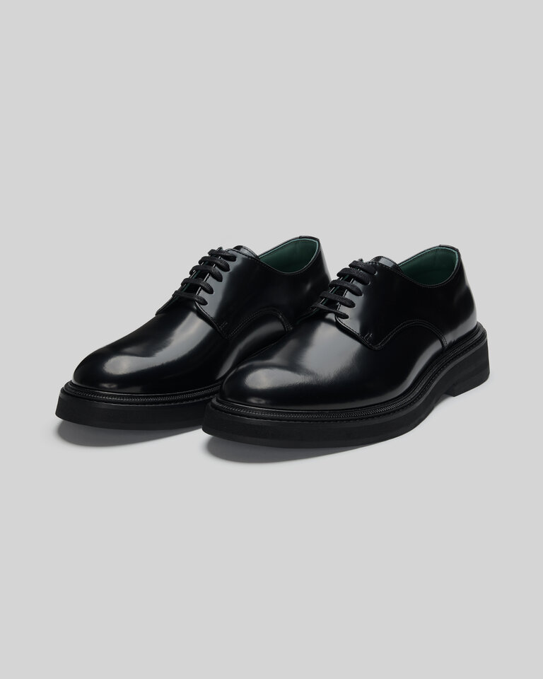 Vinny's Chaussures Officer Derbee Noir