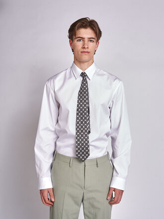 Dries Van Noten Cravate 102 Q.3901 Noir