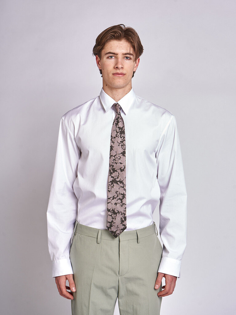 Dries Van Noten Old Rose Tie