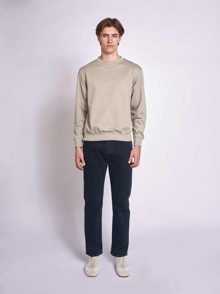 Batoner Gray Ultra Creamy Inlay L/S Sweater
