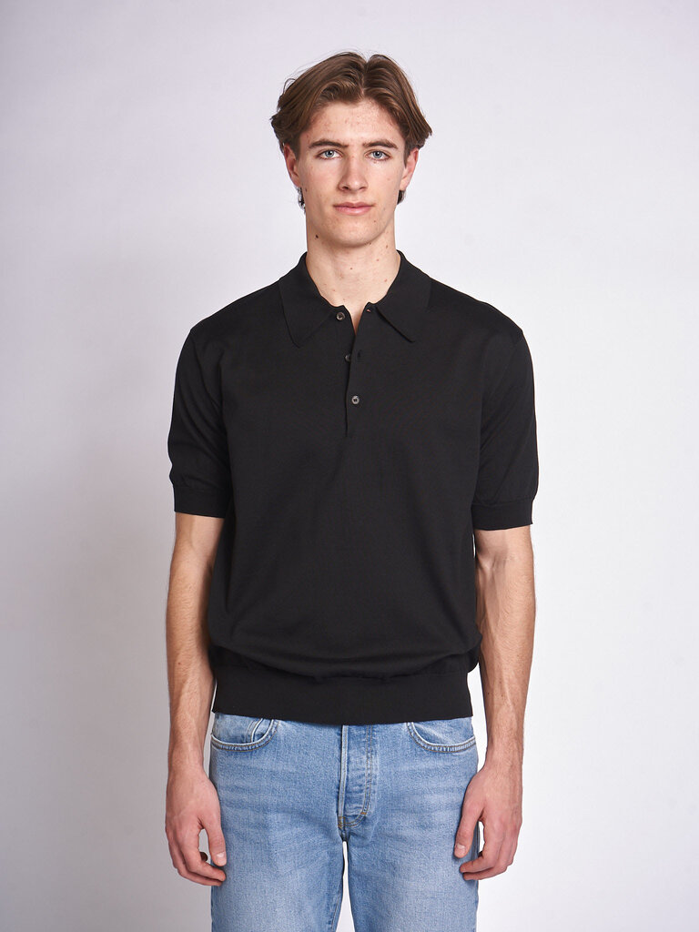 Batoner Polo Caribbean Sea Island S/S Noir