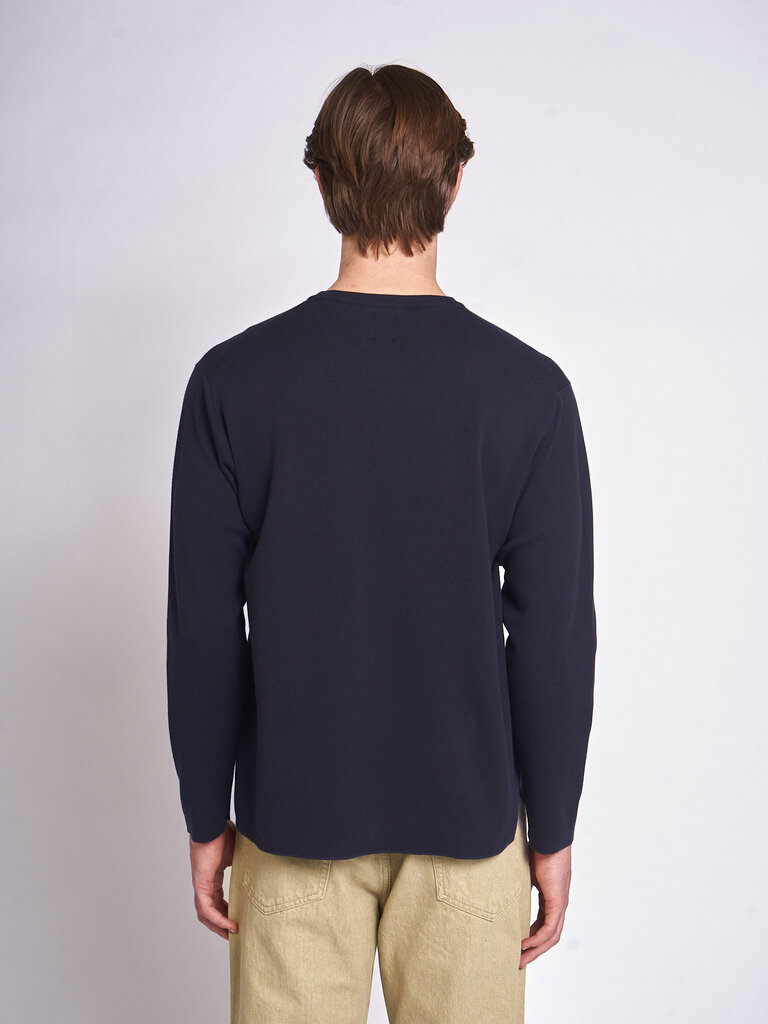 Batoner T-Shirt 32G Smooth Knit L/S Marine