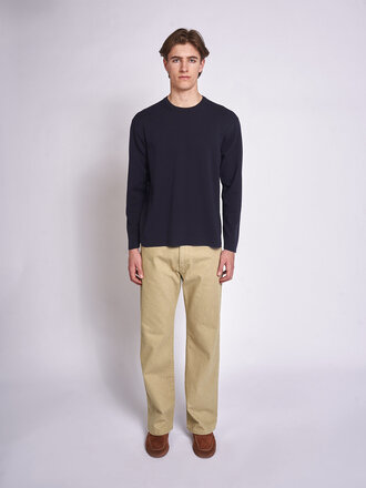 Batoner T-Shirt 32G Smooth Knit L/S Marine