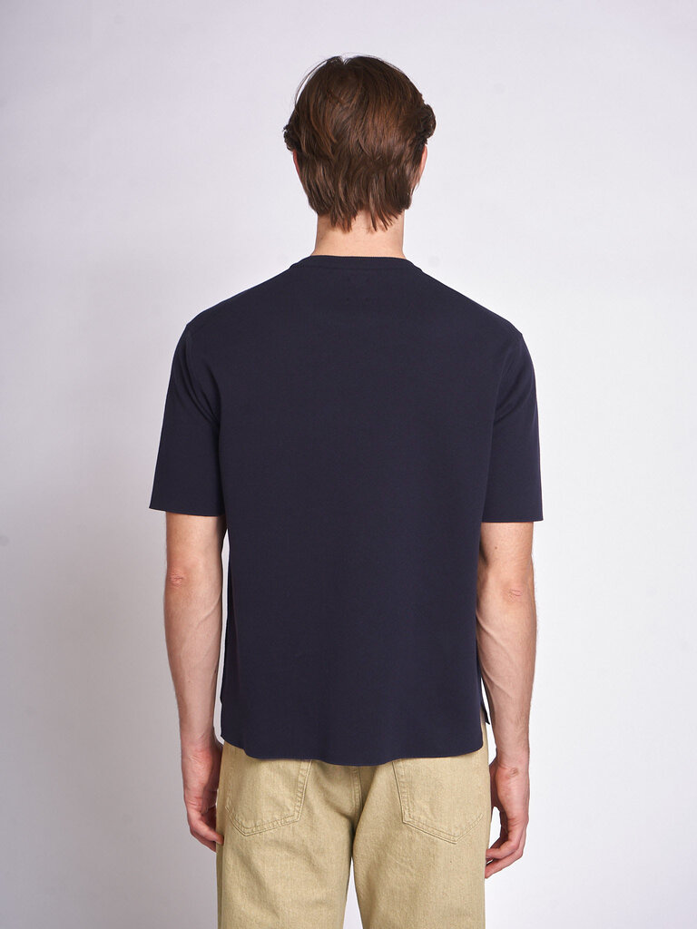 Batoner Navy 32G Smooth Knit S/S T-Shirt
