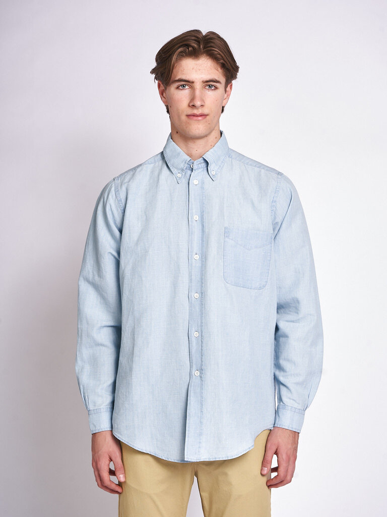 Barena Sky Blue Camison Felcer Shirt