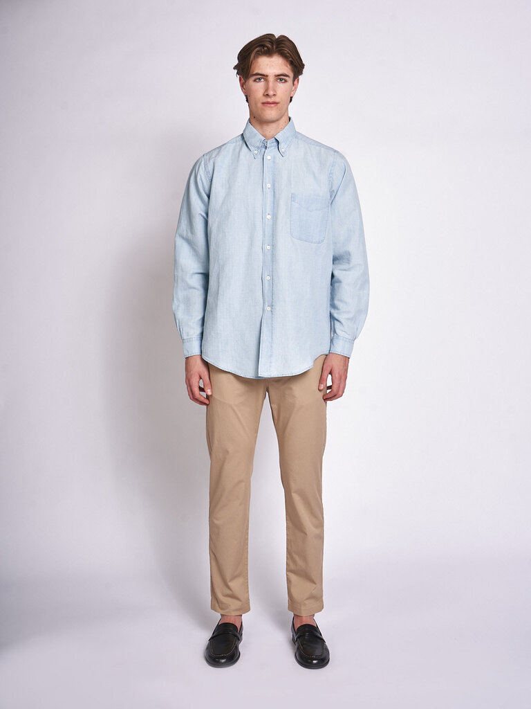 Barena Sky Blue Camison Felcer Shirt