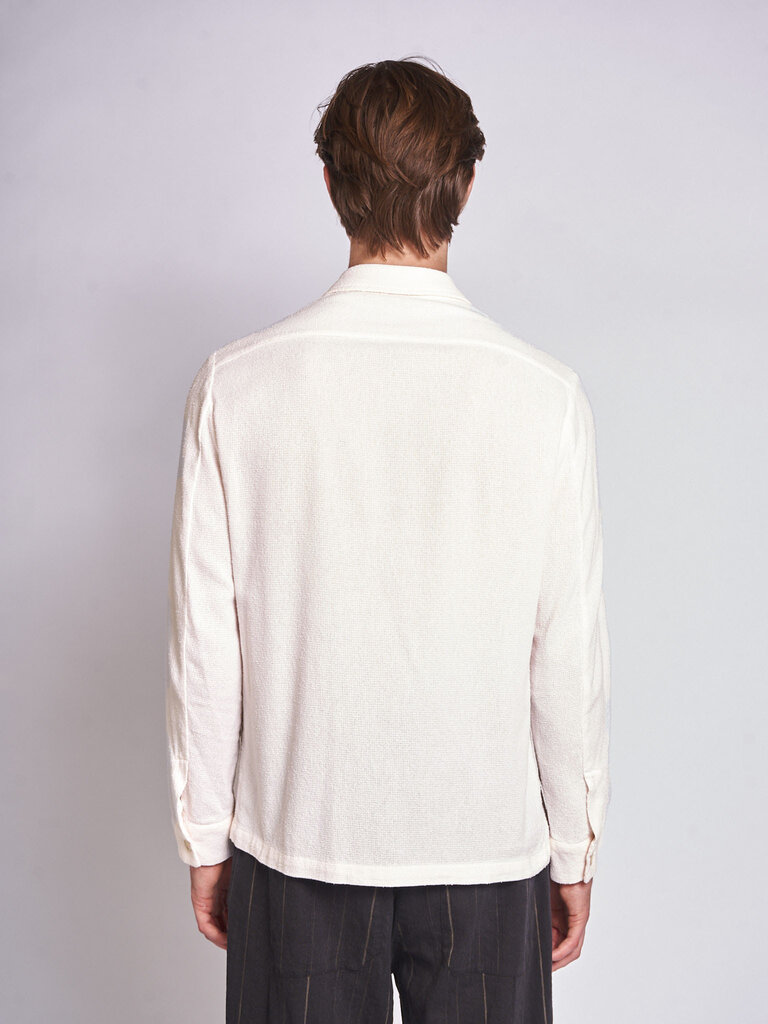 Barena White Cedrone Tramagio Overshirt