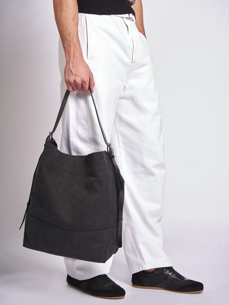 Lemaire Sac Belted tote Noir Cendré