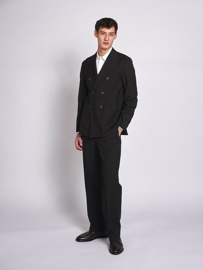 Barena Black Siroco Tropical Jacket