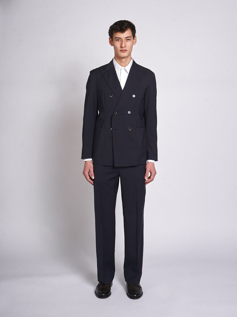 Barena Navy Siroco Tropical Jacket