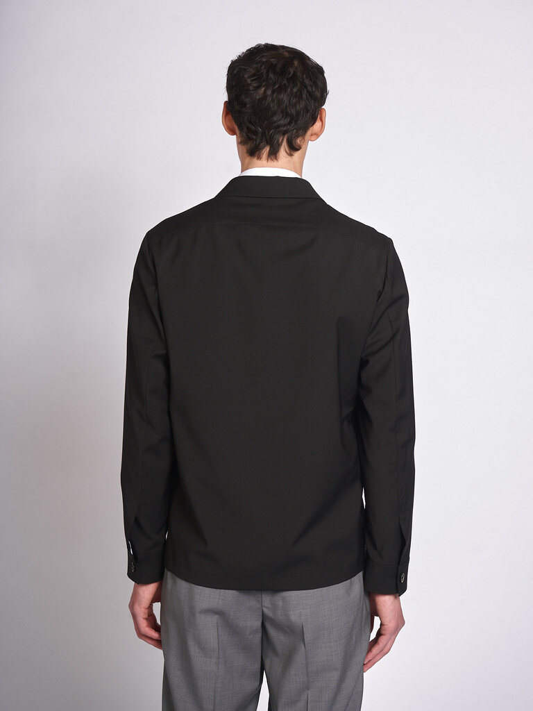 Barena Black Cedrone Tropical Overshirt