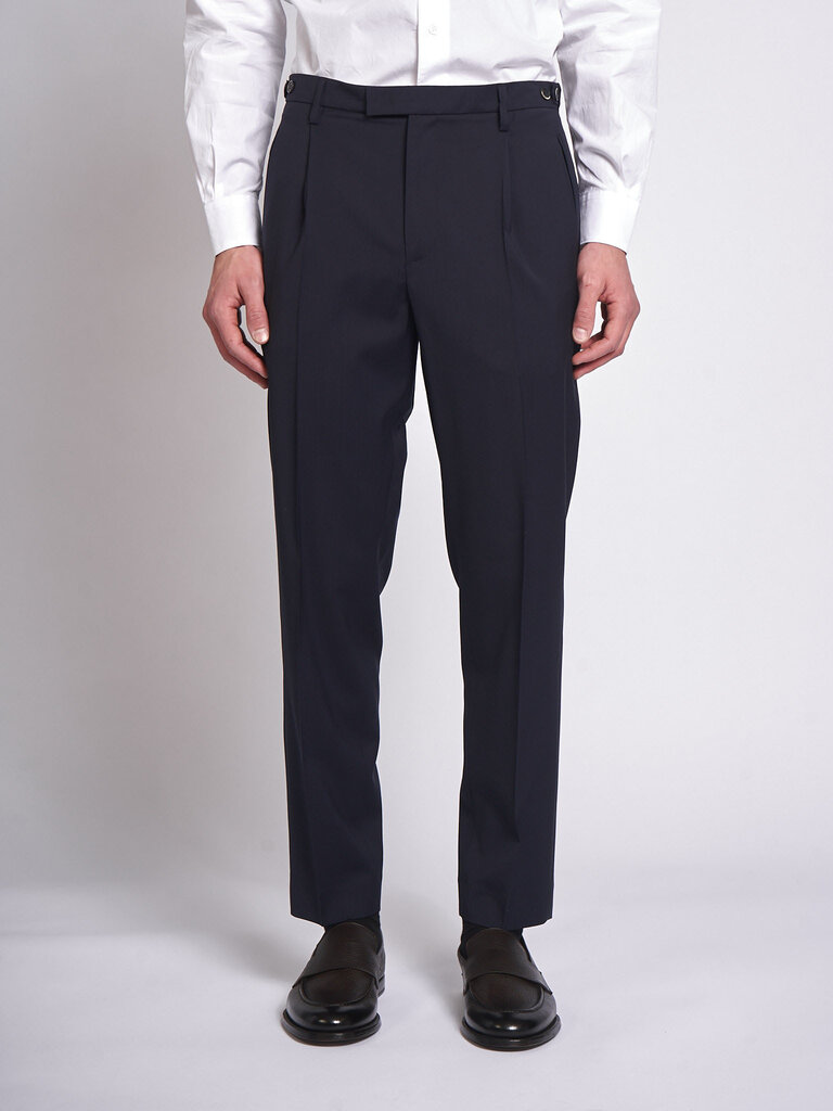 Barena Navy Masco Tropical Pants