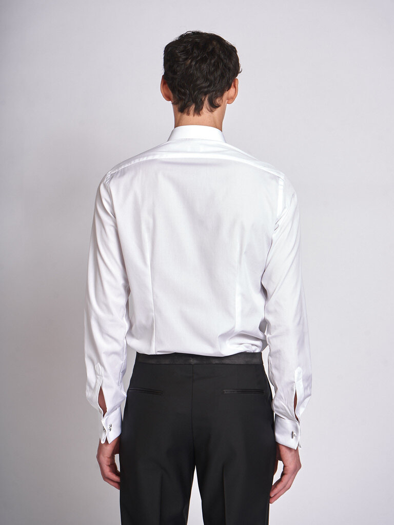 Xacus White 11291-544ML Tuxedo Shirt