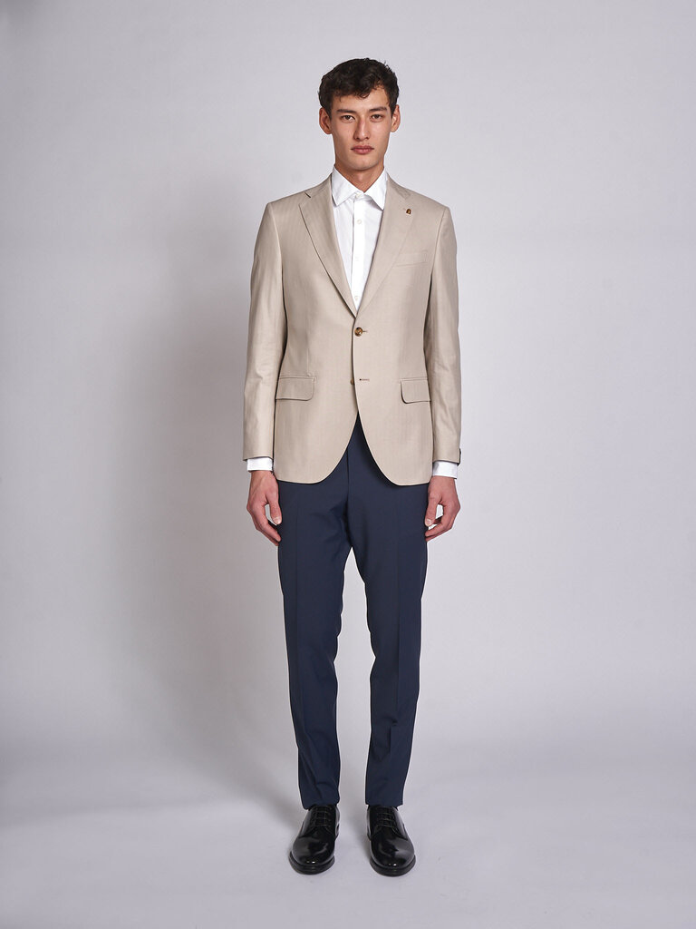 Latorre Veste Notch Lapel Half Lined G057EM.UJ089 Beige