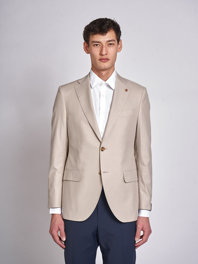 Latorre Beige Notch Lapel Half Lined G057EM.UJ089 Jacket