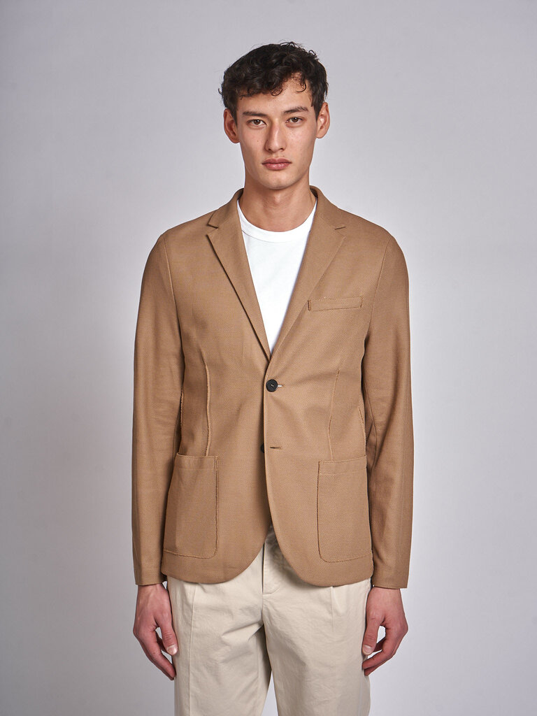 Harris Wharf London Tan 2B. Honeycomb Jacket