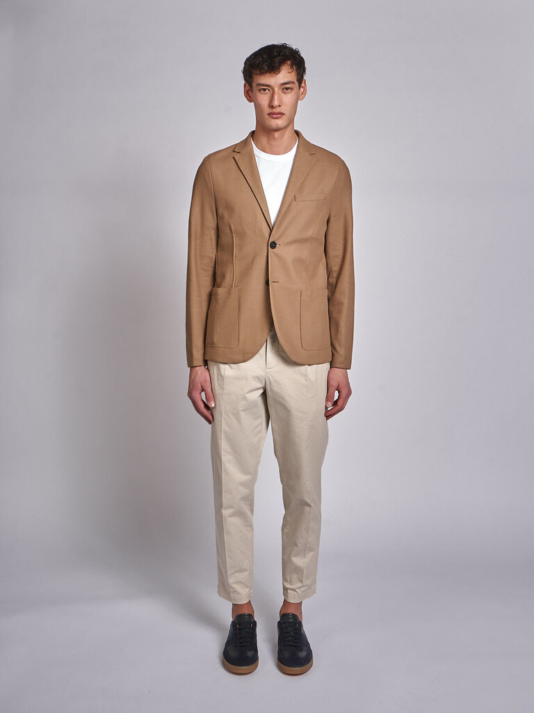 Harris Wharf London Tan 2B. Honeycomb Jacket