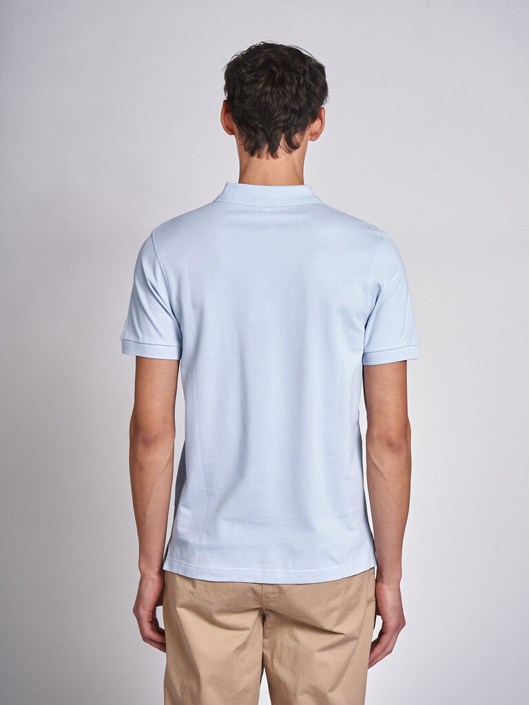 Sunspel Polo Pique Pastel Blue26