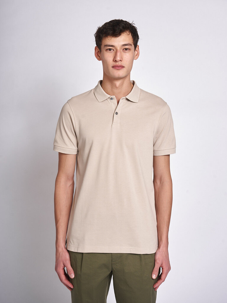 Sunspel Polo Pique Hazelwood