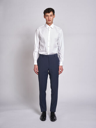 Sunspel Chemise Cotton Stretch LS Blanc