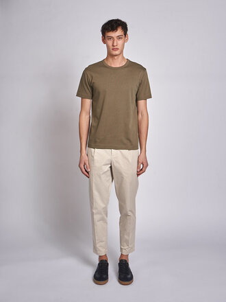 Sunspel Dark Cedar26 Regular Fit Jersey T-Shirt