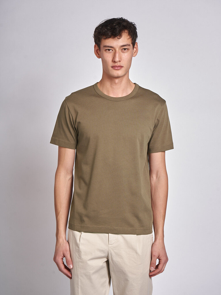 Sunspel Dark Cedar26 Regular Fit Jersey T-Shirt