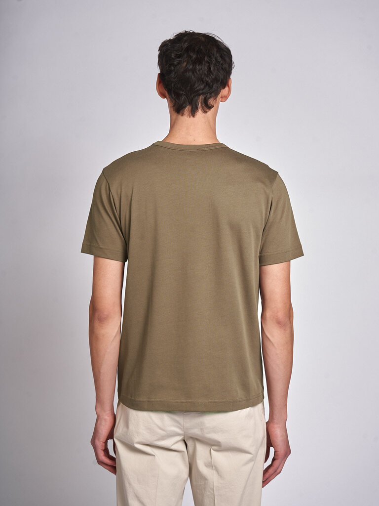Sunspel Dark Cedar26 Regular Fit Jersey T-Shirt