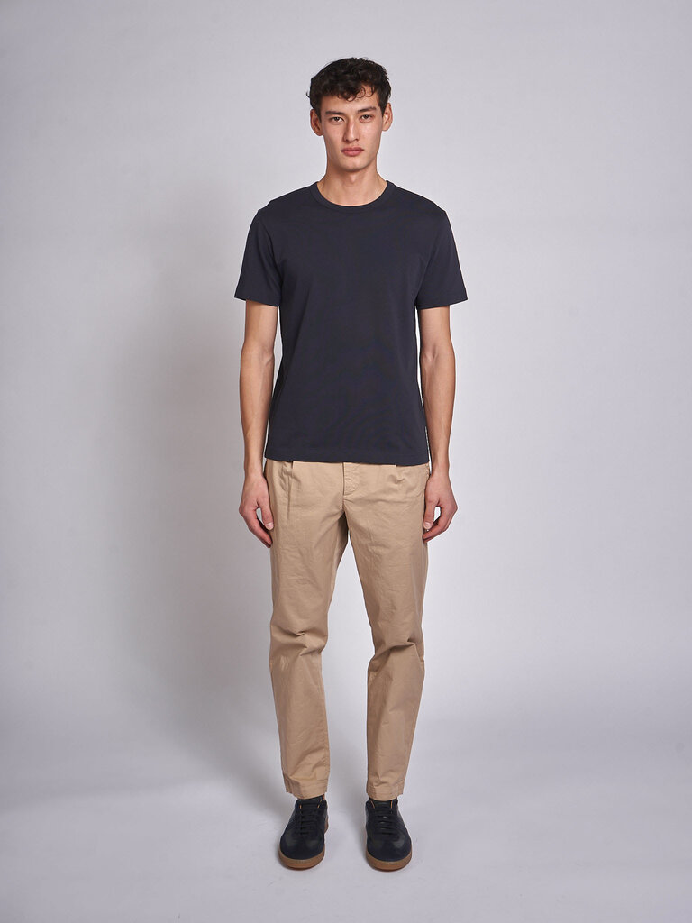 Sunspel Black Crewneck T-Shirt