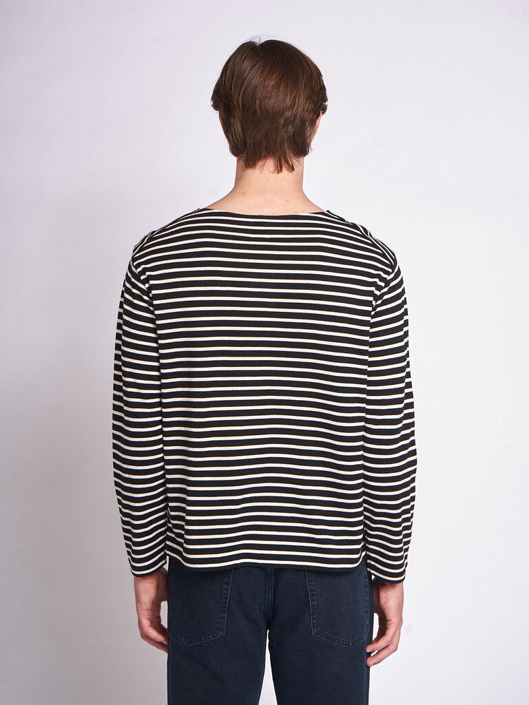 Batoner Black/Ivory Washi Basque Sweater