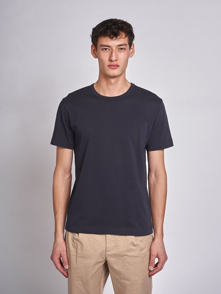 Sunspel Navy Regular Fit Jersey T-Shirt