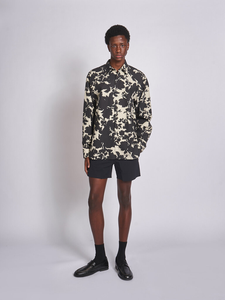 Dries Van Noten Chemise Croom Imprimé Noir