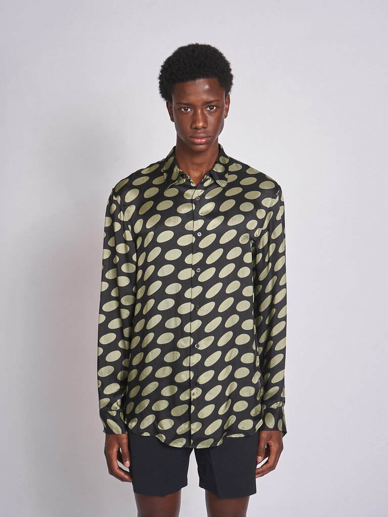 Dries Van Noten Black Cap Shirt