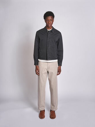 Auralee Blouson Garment-Dyed Finx Light Chino Noir