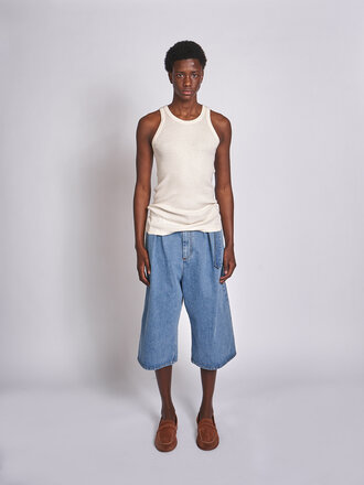 Auralee Ivoire Organic Soft Rib Tanktop