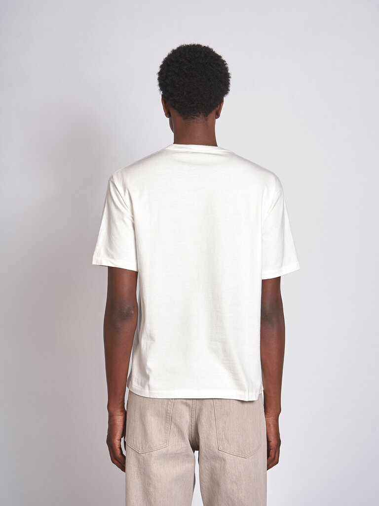 Auralee White Brushed Organic Cotton jersey T-shirt