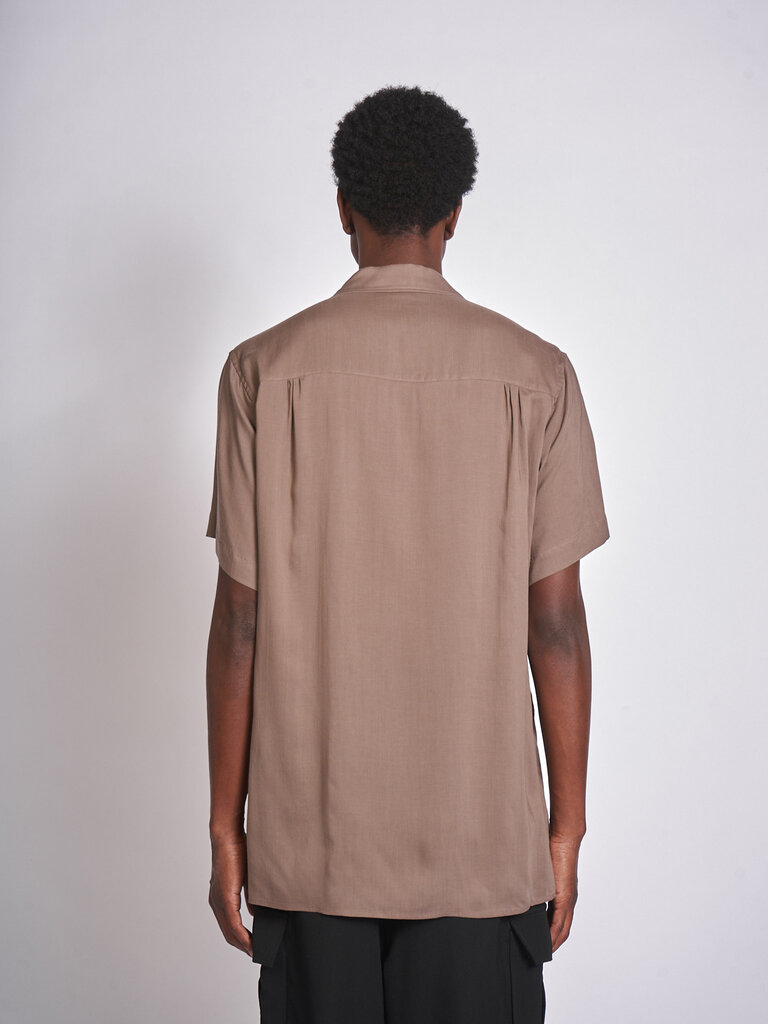 Yohji Yamamoto Beige Panel Hawaiian B HK-B09-201 Shirt