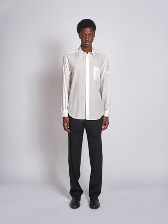 Yohji Yamamoto Chemise CDH Standard HK-B83-250 Blanc