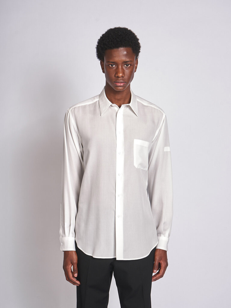 Yohji Yamamoto White CDH Standard HK-B83-250 Shirt