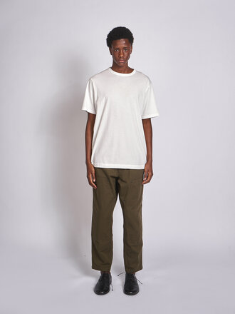 Yohji Yamamoto Off-White Round Neck SS T-Shirt