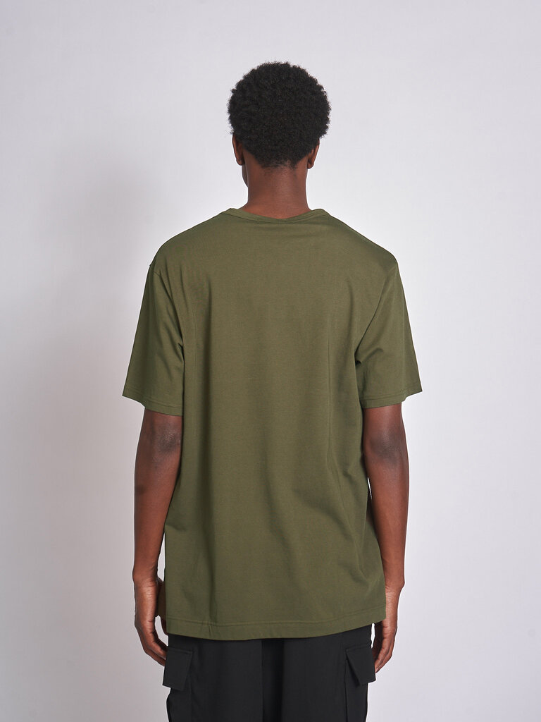 Yohji Yamamoto Khaki Round Neck SS HK-T02-070 T-Shirt