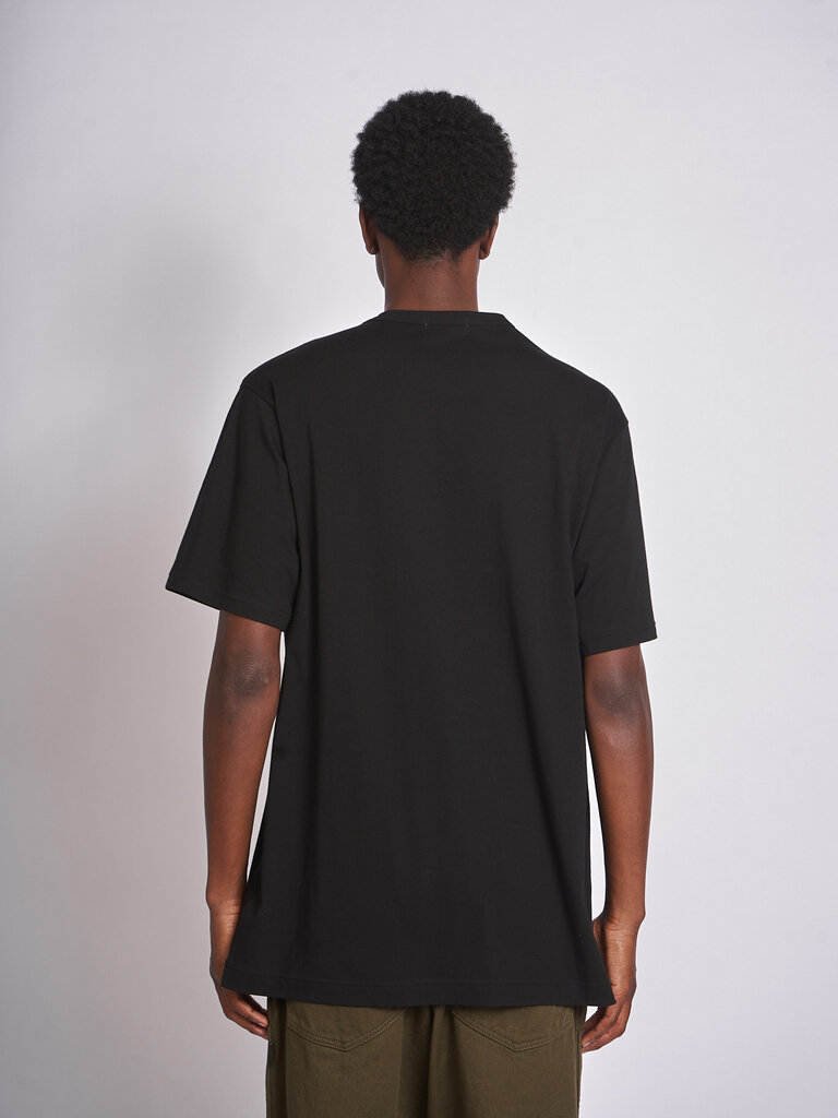 Yohji Yamamoto Black Round Neck SS HK-T02-070 T-Shirt