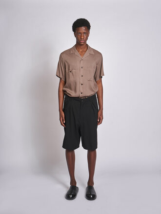 Yohji Yamamoto Bermuda Side Pocket HK-P09-100 Noir