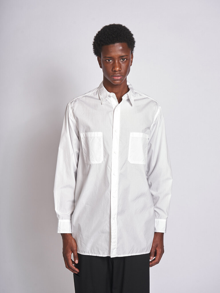 Yohji Yamamoto White Big Standard Chain HK-B02-001 Shirt