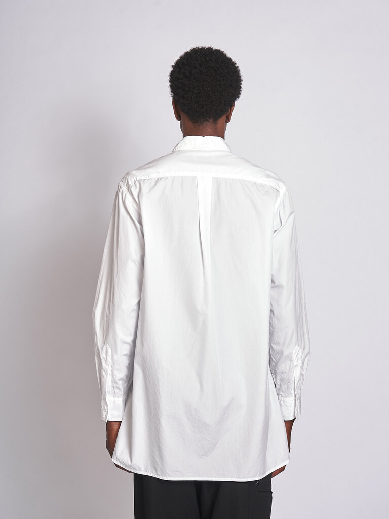 Yohji Yamamoto White Big Standard Chain HK-B02-001 Shirt