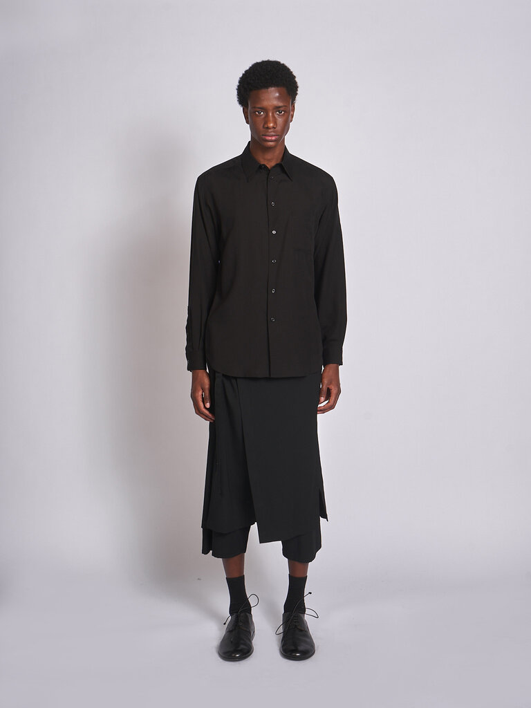 Yohji Yamamoto Black CDH Standard HK-B83-250 Shirt