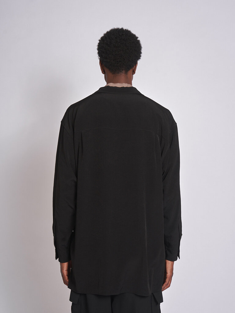 Yohji Yamamoto Chemise 3 Pocket HK-B01-500 Noir