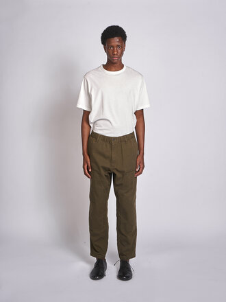 Yohji Yamamoto Khaki D-Elastic Work HK-P98-040 Pants