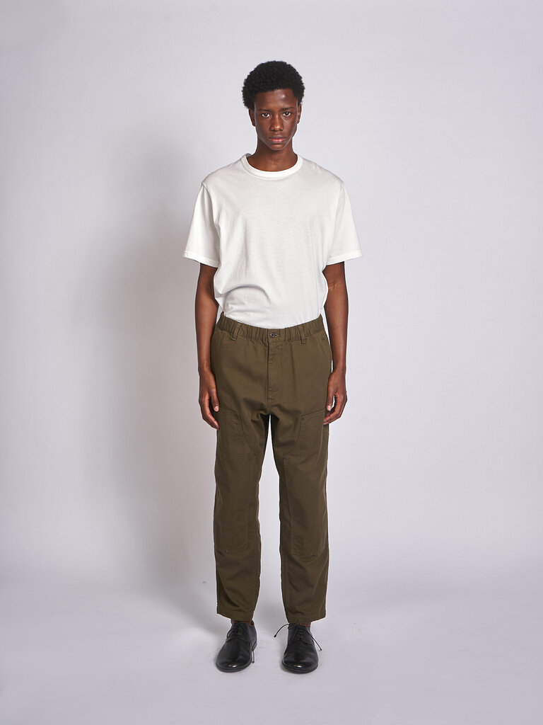 Yohji Yamamoto Khaki D-Elastic Work HK-P98-040 Pants